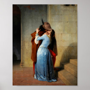 Poster Le Kiss De Francesco Hayez