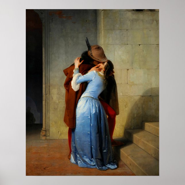 Poster Le Kiss Francesco Hayez (Devant)