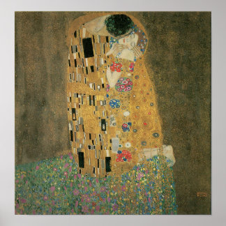 Poster Le Kiss, Gustav Klimt