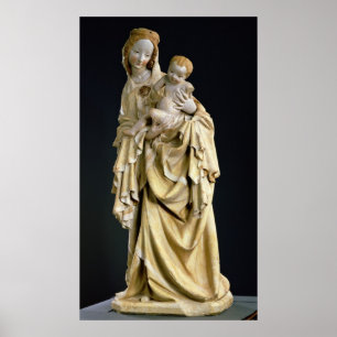 Poster Le Krumauer Madonna, c.1400