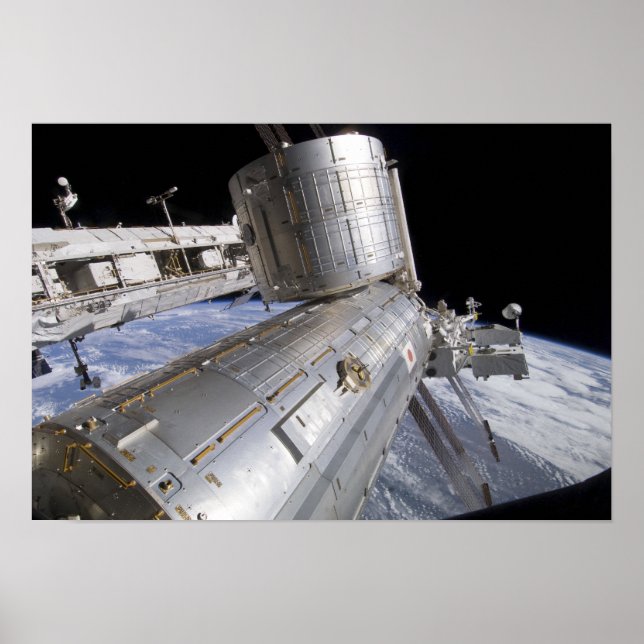 Poster Le laboratoire Kibo du module japonais d'expérimen (Devant)