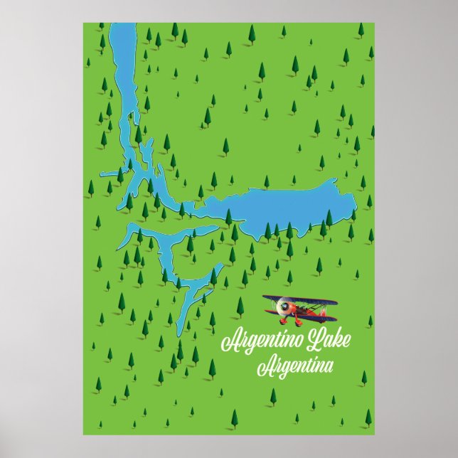 Poster Le lac Argentine Argentine Argentine (Devant)