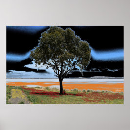 Poster Le lac Beeac Solo Tree