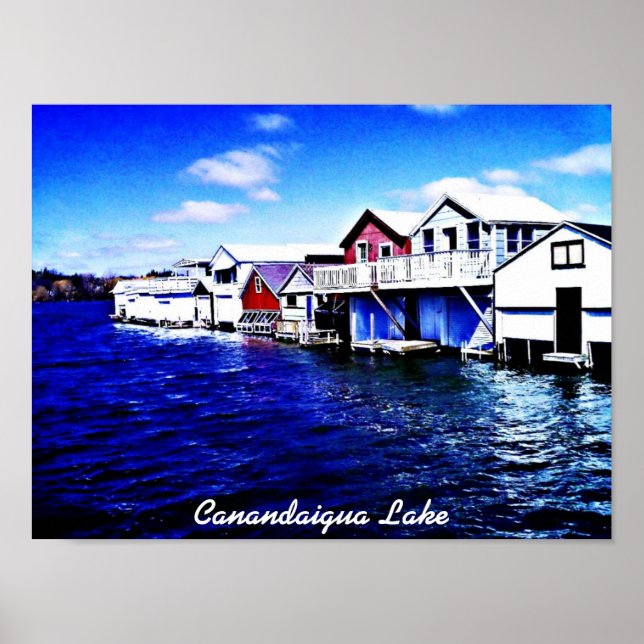 Poster Le lac Canandaigua (Devant)