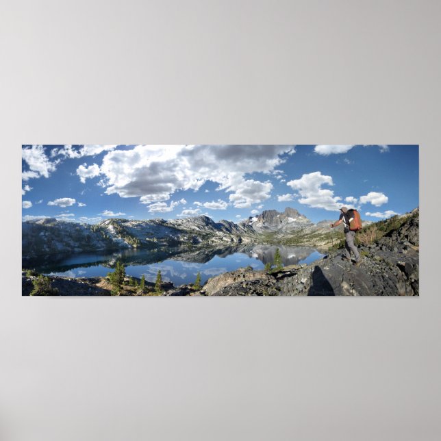 Poster Le lac Garnet et le pic Banner - sentier John Muir (Devant)