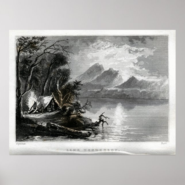 Poster Le lac Henderson (Devant)