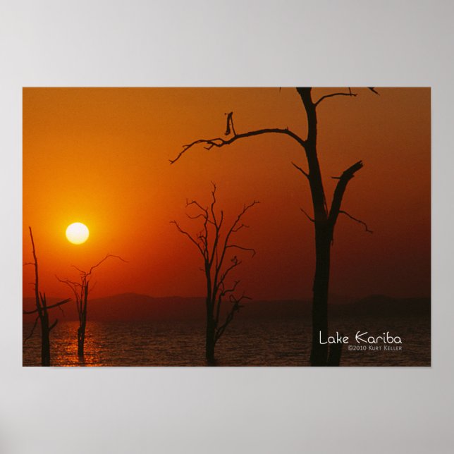Poster Le lac Kariba (Devant)