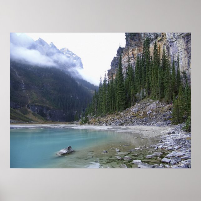 POSTER LE LAC LOUISE CÔTE NORD (Devant)