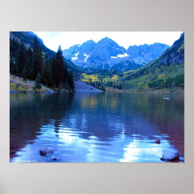 Poster Le lac Maroon (Devant)