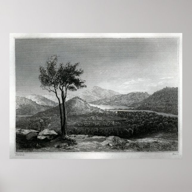 Poster Le lac Schroon (Devant)