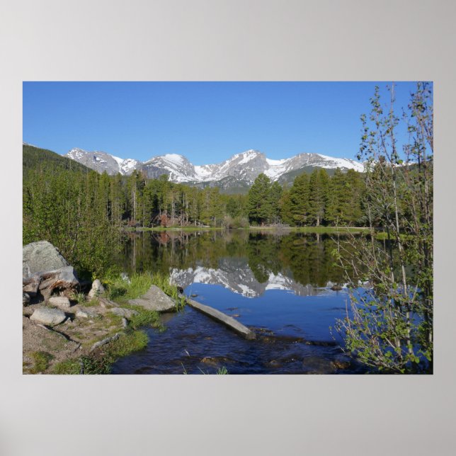 Poster Le lac Sprague II du parc national Rocky Mountain (Devant)