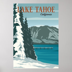 Poster Le lac Tahoe