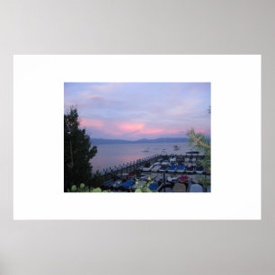 Poster Le lac Tahoe
