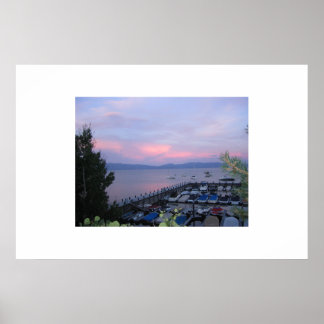 Poster Le lac Tahoe