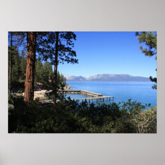 Poster Le lac Tahoe