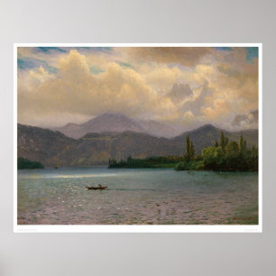 Poster Le lac Tahoe, la Californie par Bierstadt (0102a)