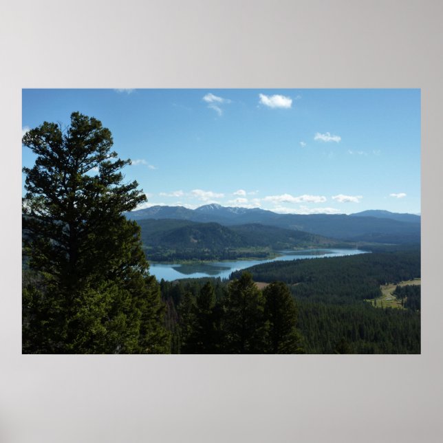 Poster Le lac Two Ocean du parc national de Grand Teton (Devant)