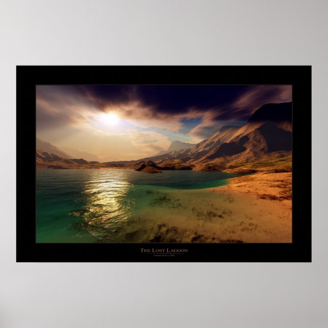 Poster Le lagon perdu (Devant)