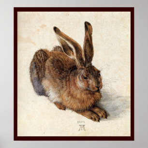 Poster LE LAPIN ( Jeune Lièvre )