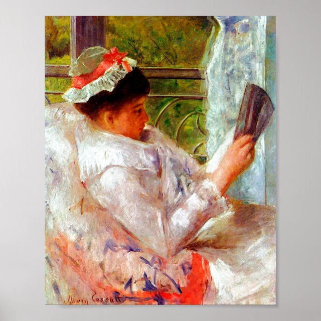 Poster Le lecteur de Mary Cassatt (Devant)