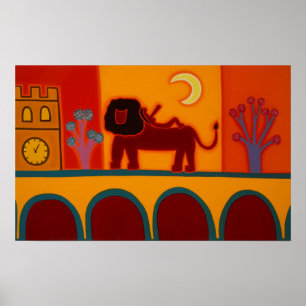 Poster Le Lion De Fulham Broadway 2008