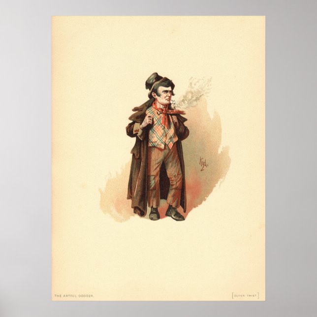 Poster Le livre de l'amour de Kyd, Oliver Twist de Dicken (Devant)