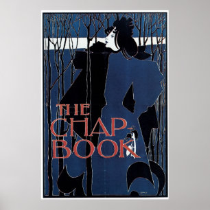 Poster Le livre de poche ~ Dame bleue