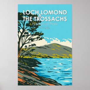 Poster Le Loch Lomond et le Parc national des Trossachs