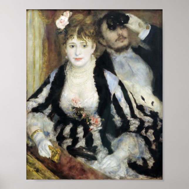 Poster Le lodge de Pierre-Auguste Renoir (Devant)