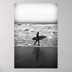Poster Le Lone Surfer et la Mer
