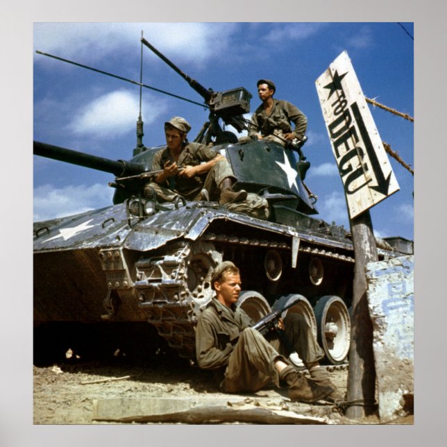 Poster Le long du front de Naktong (Devant)