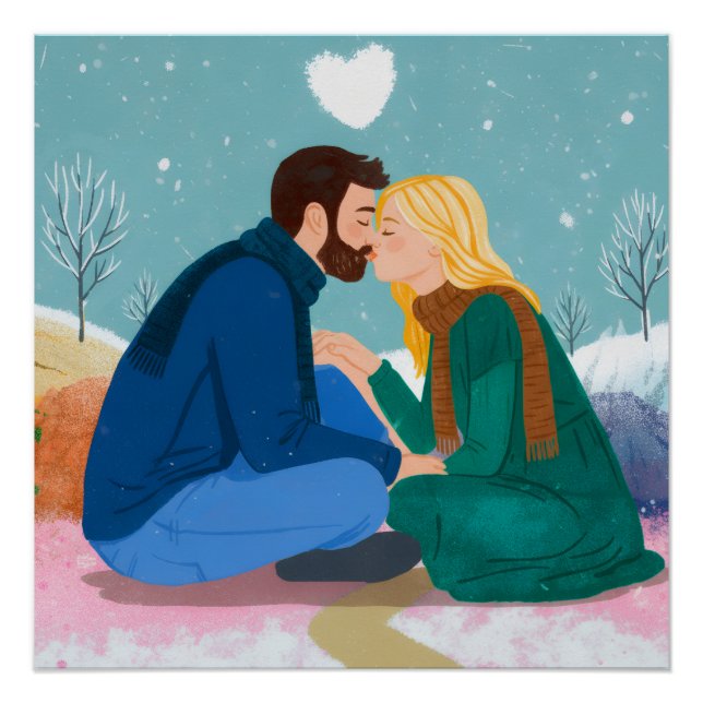 Poster Le long voyage du respect, hiver (Devant)