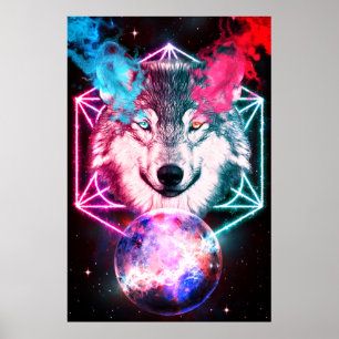 Poster Le loup mystique de l'espace