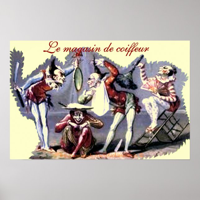 Poster Le magasin de coiffeu~La comédie de rasager (Devant)