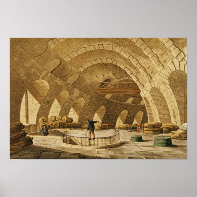 Poster Le magasin du blé, rue de Viarmes (Devant)