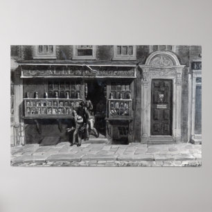 Poster Le magasin du Colourman, la ruelle de St Martin,