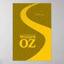 Le Magicien Merveilleux de l'affiche littéraire OZ