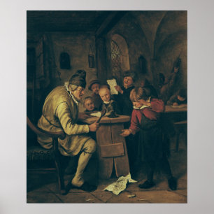 Poster Le maître d'école, 1626-79