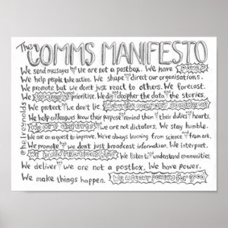 Poster Le Manifeste Comms