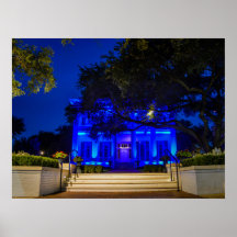 Le manoir du gouverneur du Texas Retour au bleu
