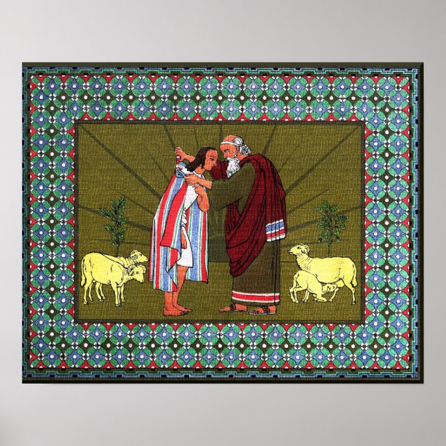 Poster Le manteau de Joseph de plusieurs couleurs (Devant)