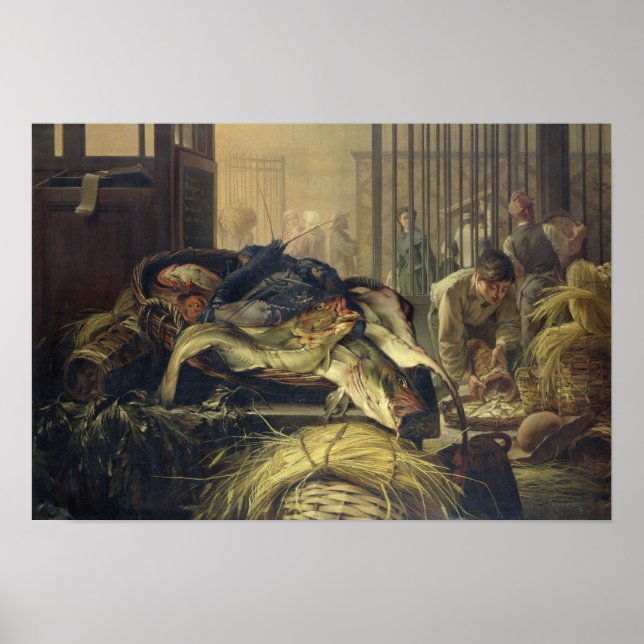 Poster Le Marché Aux Poissons (Devant)