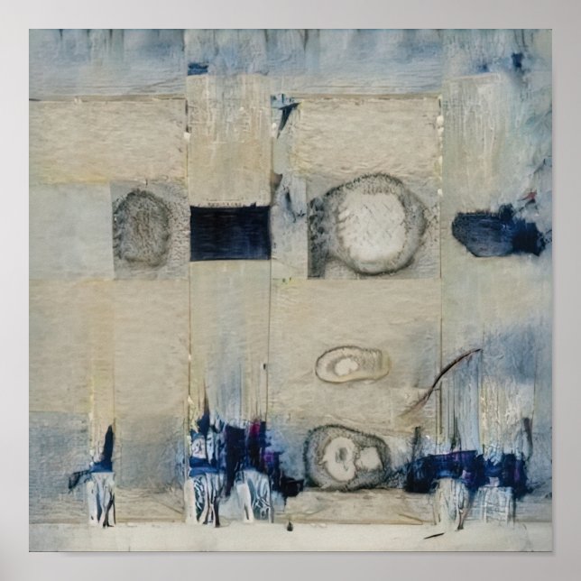 Poster Le marché bleu (Devant)