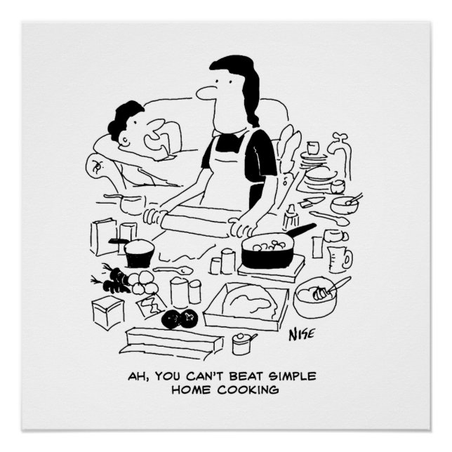 Poster Le mari dit "Vous ne pouvez pas battre la simple C (Devant)