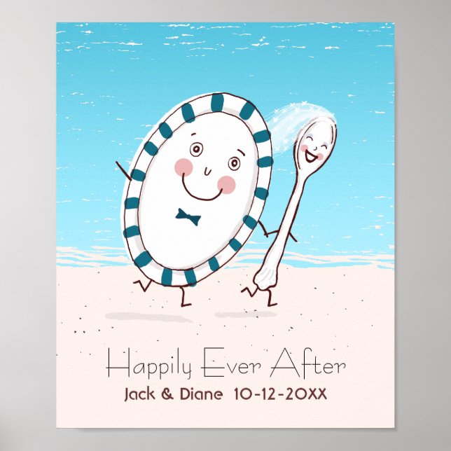 Poster Le mariage à la plage de The Dish Runs Away with t (Devant)