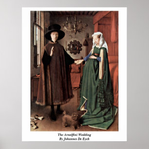 Poster Le mariage d'Arnolfini par Johannes De Eyck