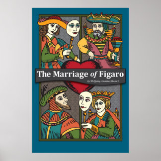 Poster Le mariage de Figaro, Opéra