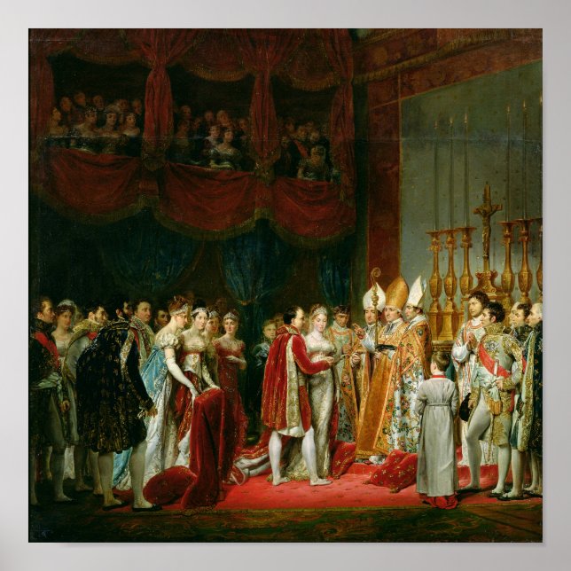 Poster Le mariage de Napoléon Ier et Marie (Devant)