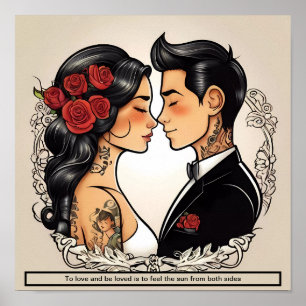Poster Le mariage est de trouver quelqu'un qui est d'acco