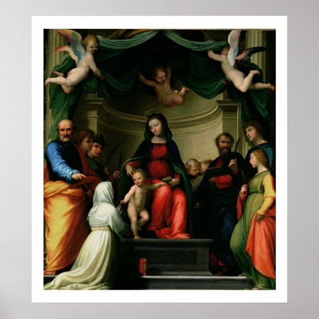 Poster Le mariage mystique de Sainte Catherine de Sienne  (Devant)